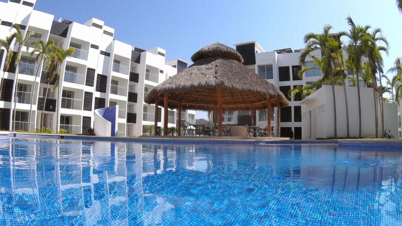 Cachito De Cielo, Departamento De Lujo 2 Habitaciones Y Alberca Manzanillo Esterno foto